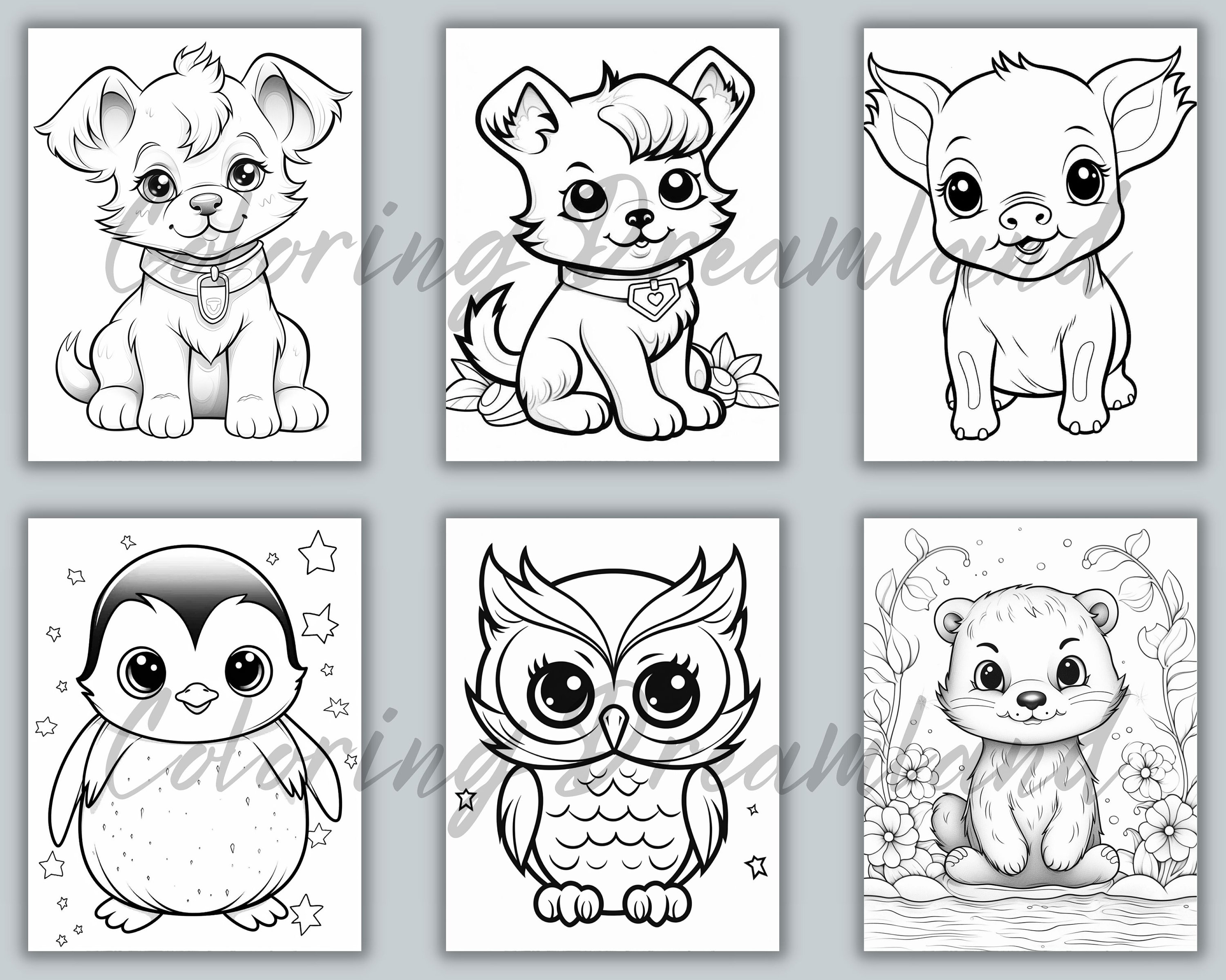 Kawaii coloring pages kawaii coloring book kawaii animal coloring cute animal coloring cute kawaii coloring