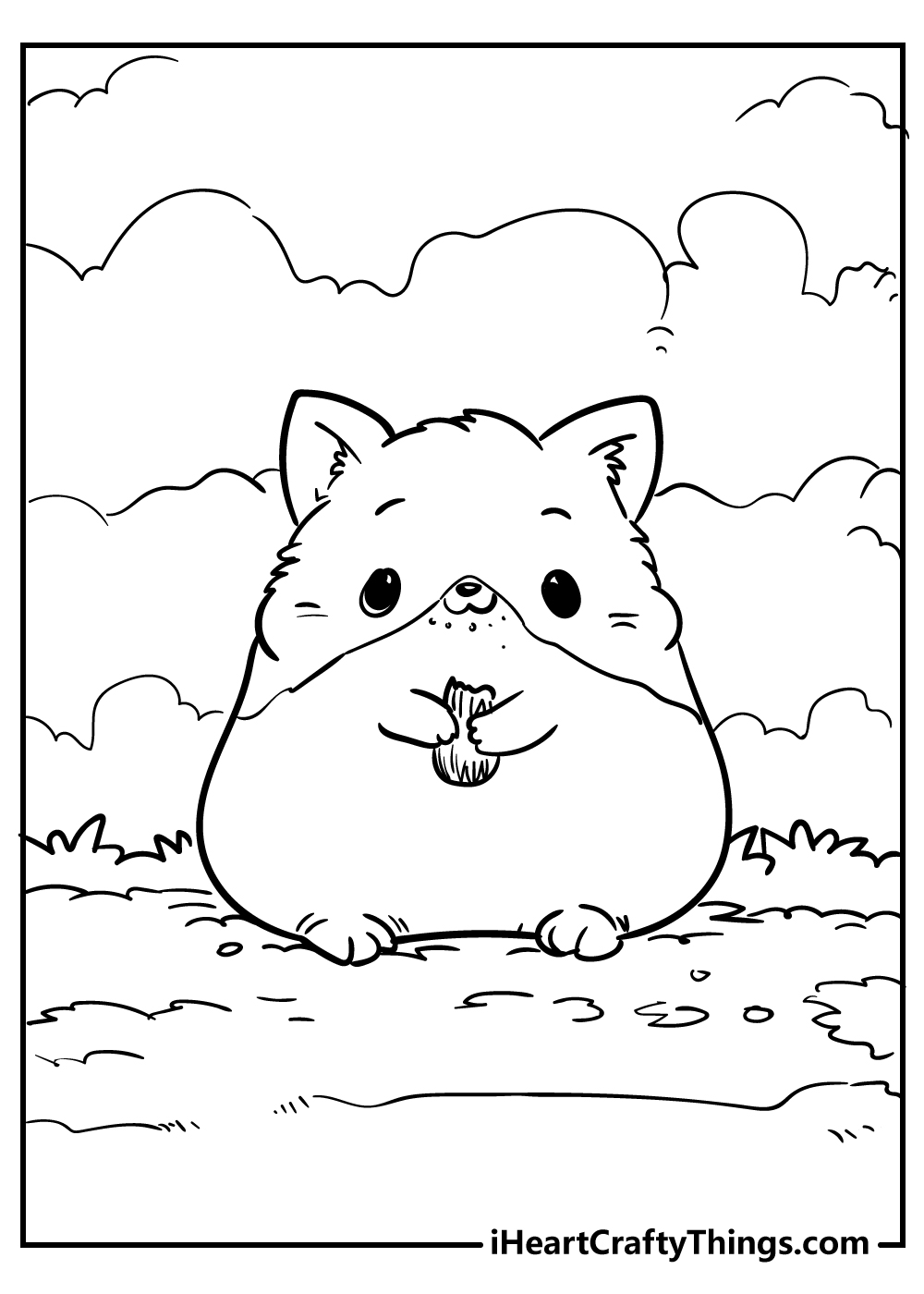 Cute animals coloring pages free printables