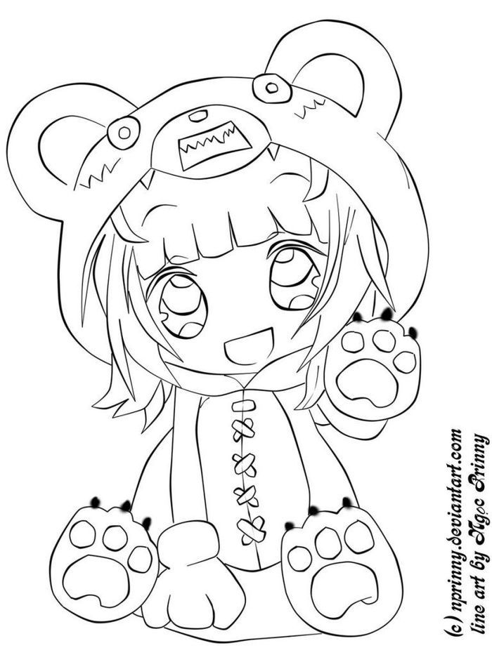 Anime coloring pages pdf
