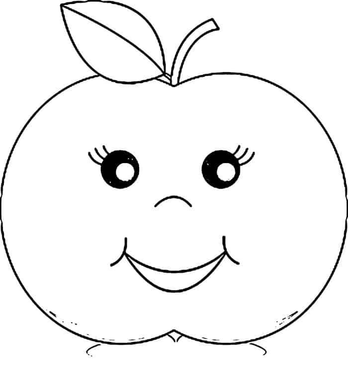 Cute apple coloring pages apple coloring pages sunflower coloring pages coloring pages