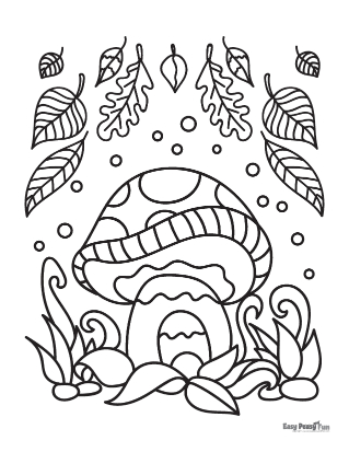 Fall coloring pages