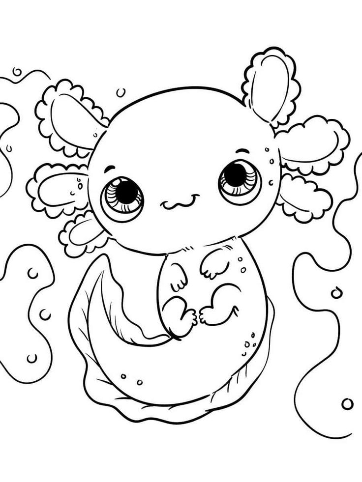 Axolotl coloring pages animal coloring pages cute coloring pages coloring book art