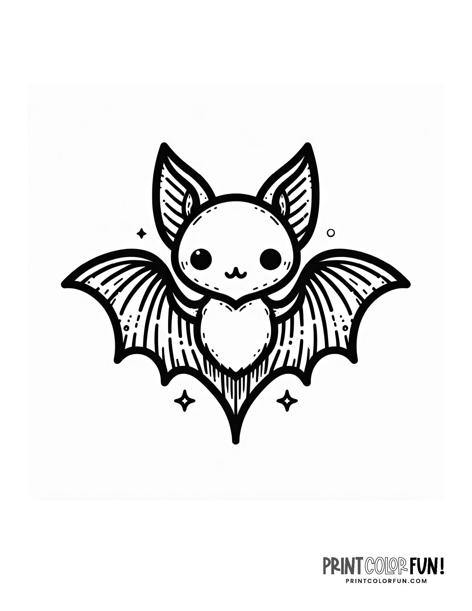 Bat coloring pages crafts more for halloween learning fun at