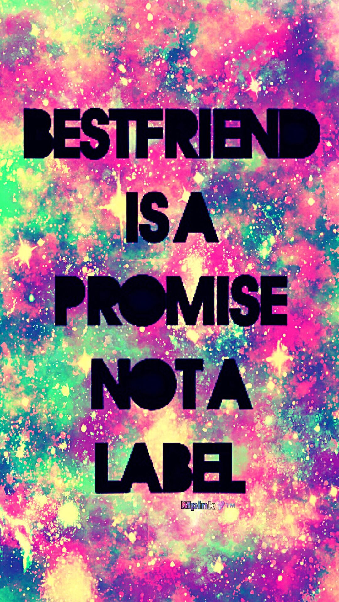 Best friend galaxy wallpaper androidwallpaper iphonewallpaper wallpaper galaxy sparkle glitter lockscreen preâ cute bff quotes friends quotes bff quotes