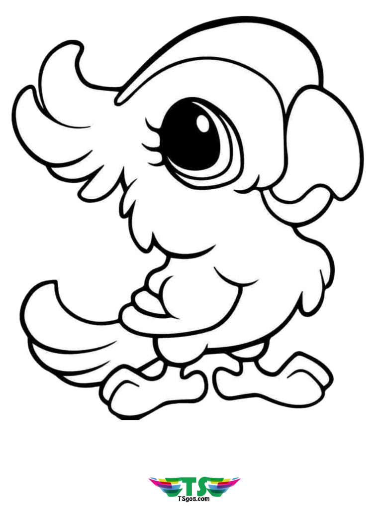 Cute bird coloring page for kids cute coloring pages bird coloring pages coloring pages