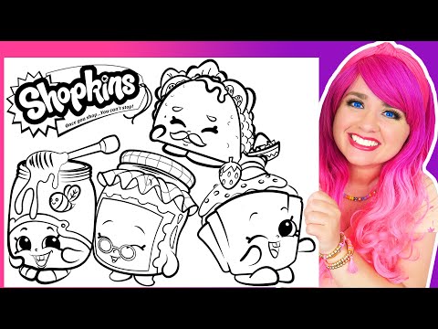 Coloring shopkins cupcake chic taco terrie gran ja honeeey coloring pages prisacolor pencils