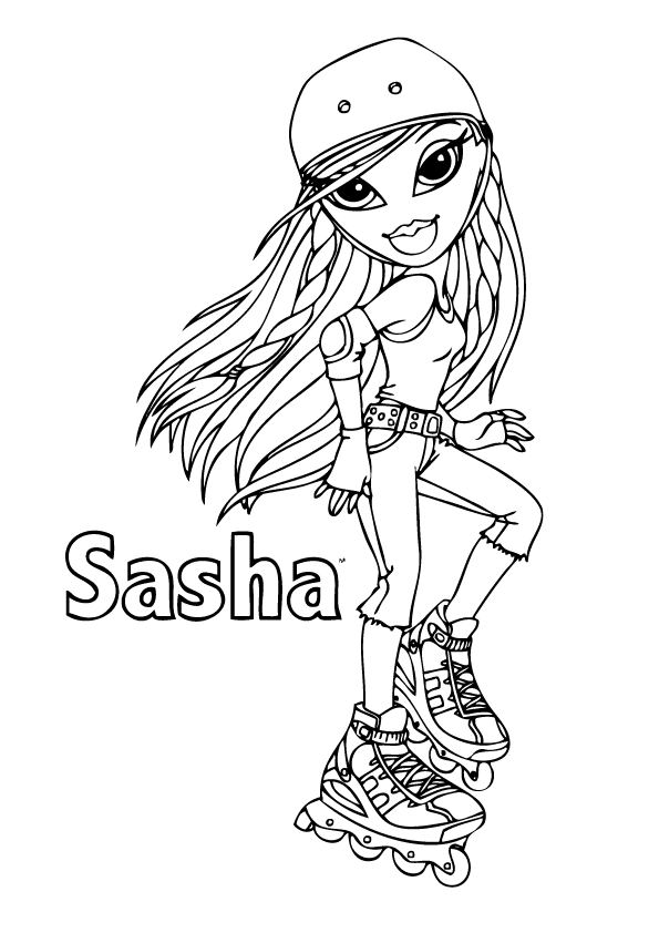 Bratz coloring pages printable for free download