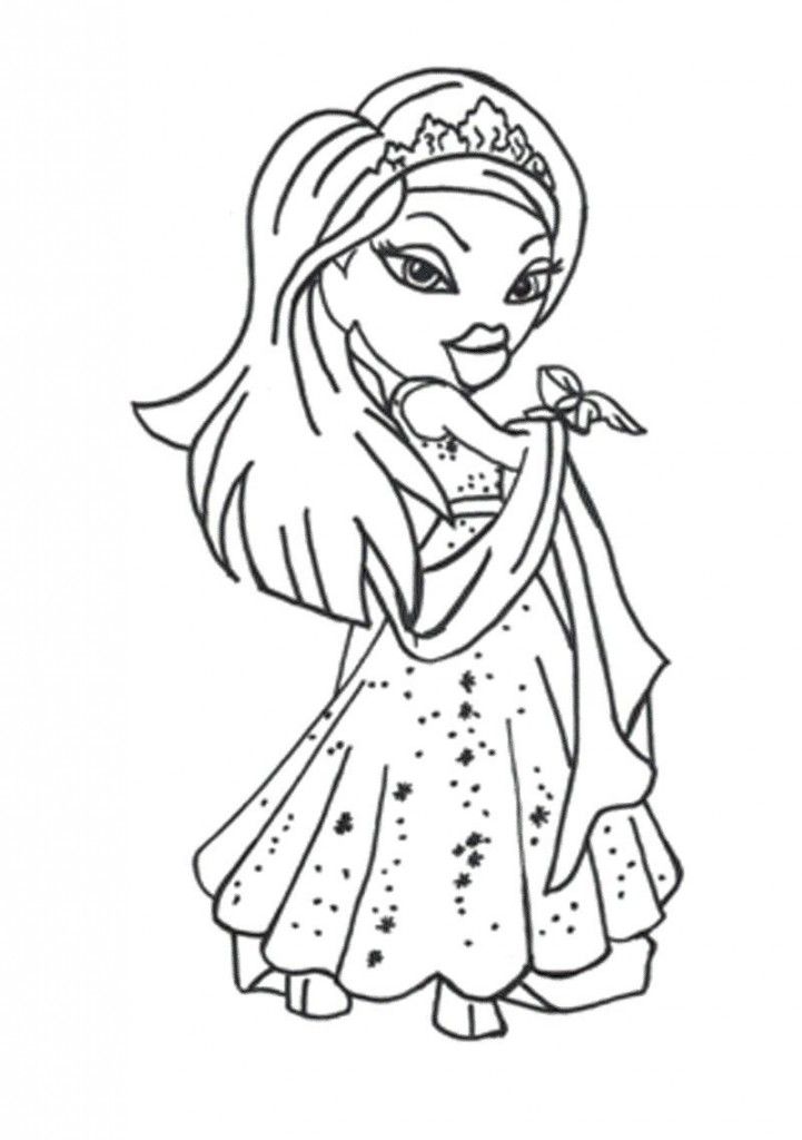 Free printable bratz coloring pages for kids online coloring pages cool coloring pages coloring books