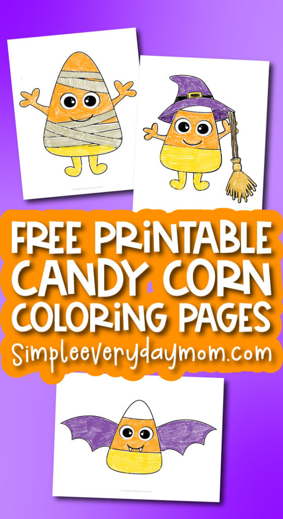 Candy corn pictures to color free printable