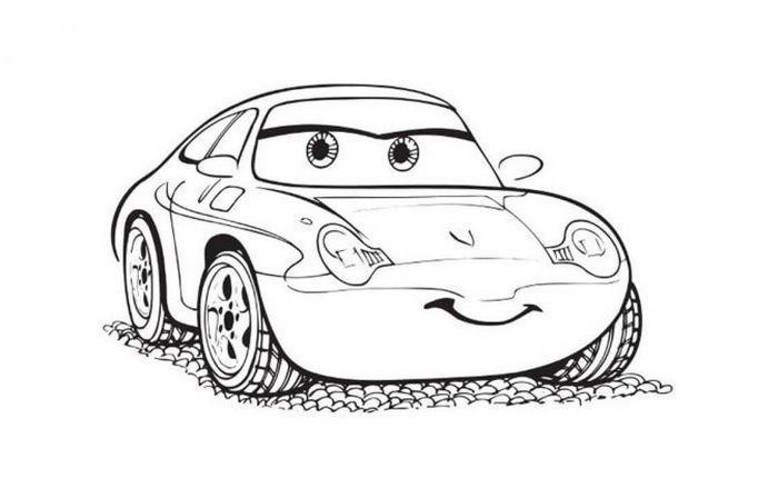 Fun and creative cutie car coloring pages