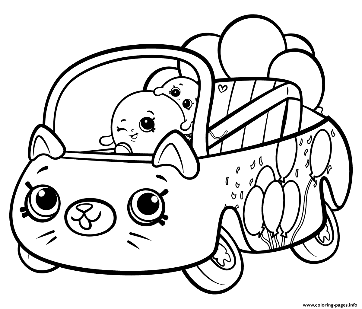 Print shopkins cutie cars bumper balloons coloring pages shopkins colouring pages cute coloring pages cars coloring pages