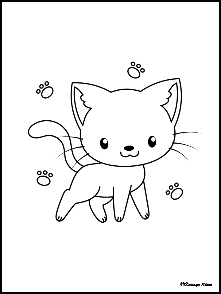 Cute cats coloring pages made by teachers