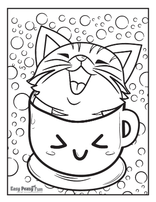 Cat coloring pages