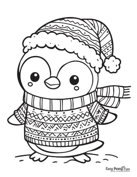 Printable christmas coloring pages