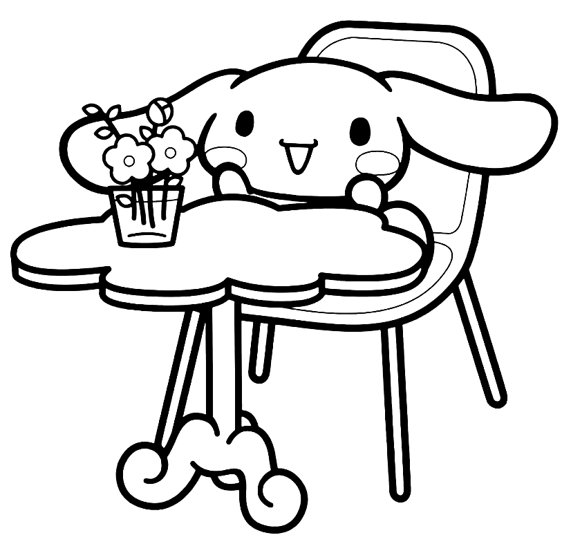 Cinnamoroll coloring pages printable for free download