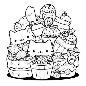 Page cookie coloring page images