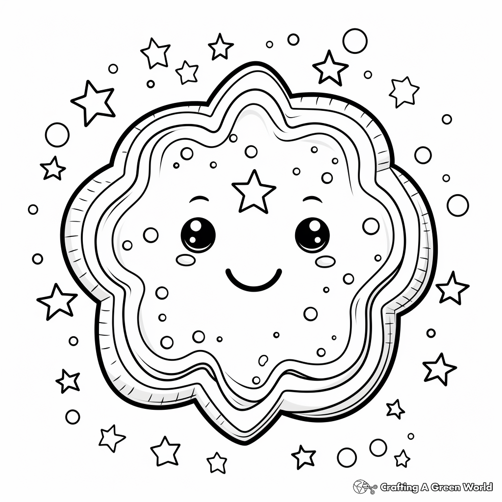 Cookie coloring pages