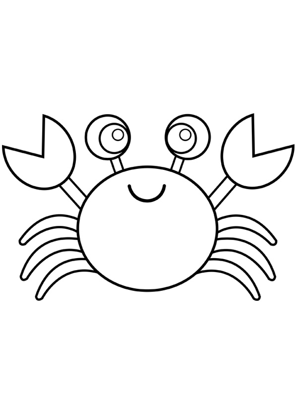 Coloring pages crab coloring pages for kids