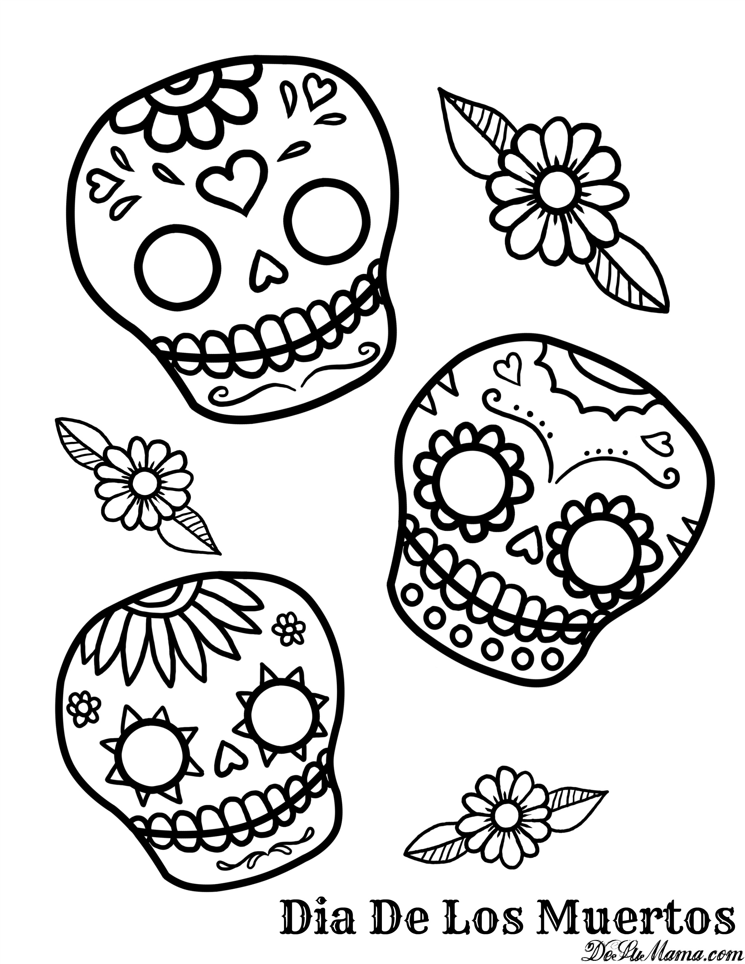 Free day of the dead printables to honor latino traditions