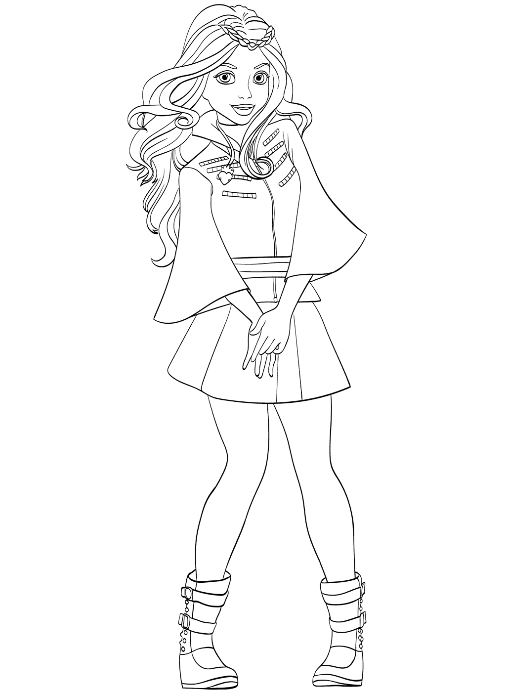 Descendants coloring pages