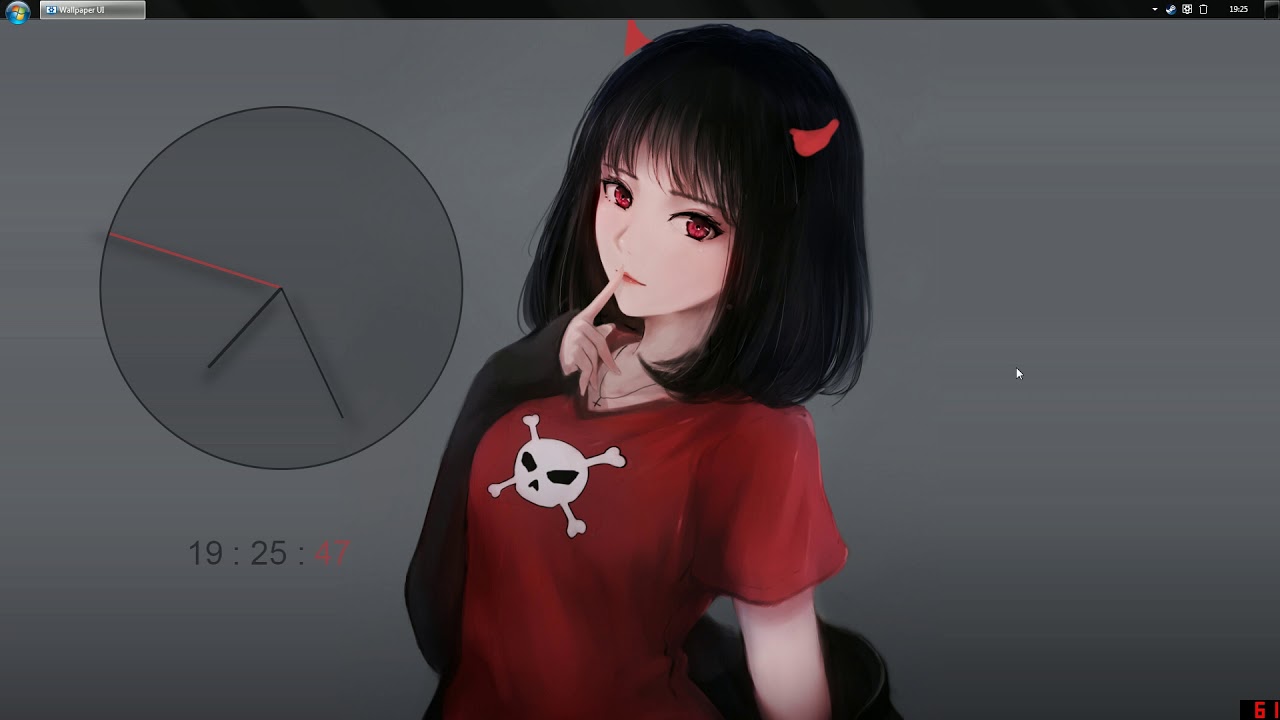 Cute devil wallpaper engine