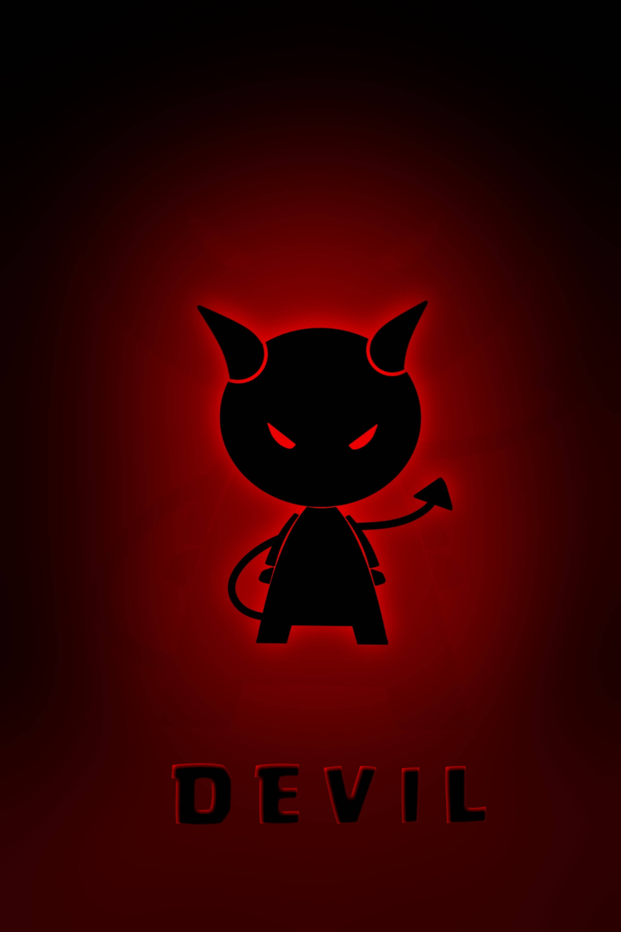 Download cute tiny devil boy wallpaper