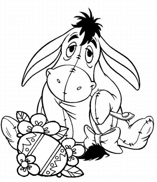 Disney easter coloring pages winnie the pooh disney easter colouring pages kleurplaten kleurboek kinderkleurplaten