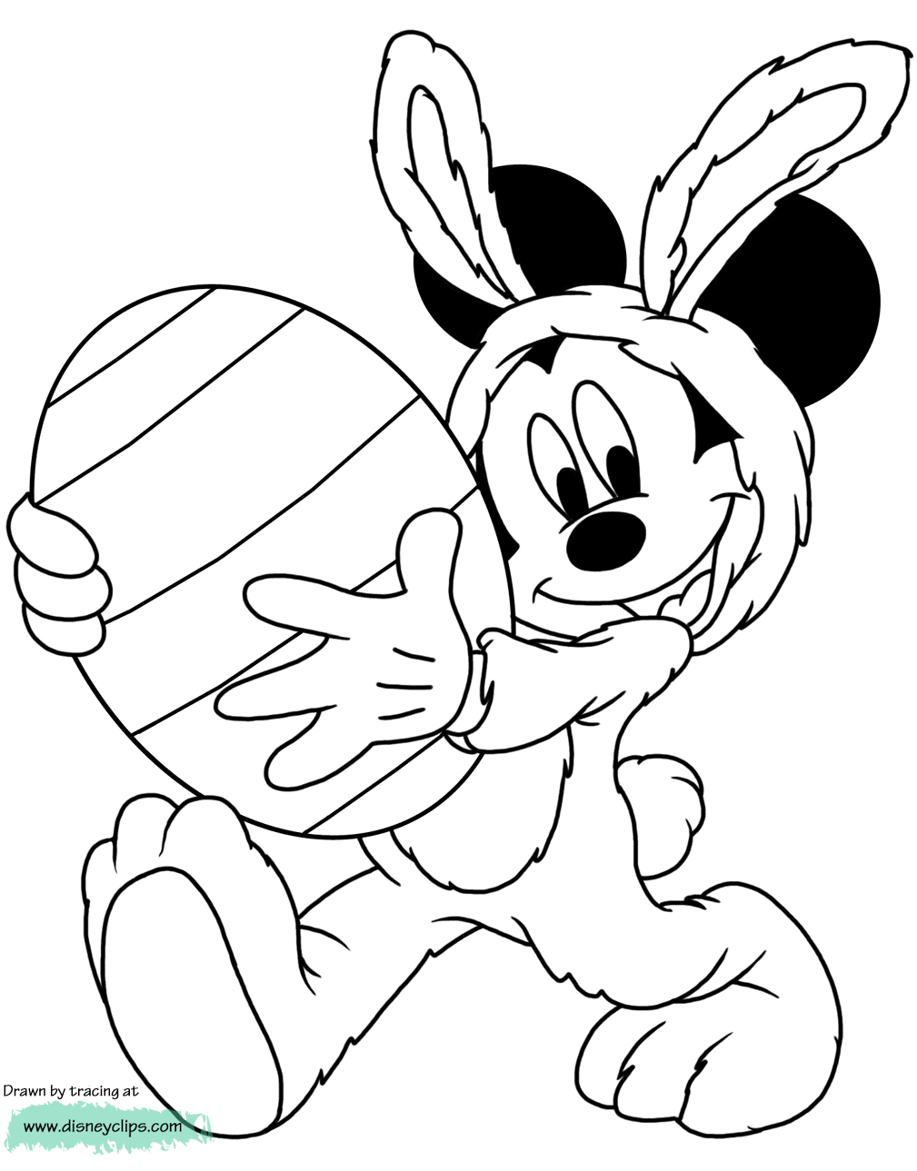 Printable disney easter coloring pages