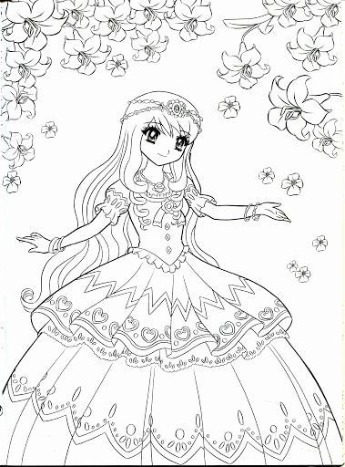 Anime disney princess coloring pages by kittykavundar on