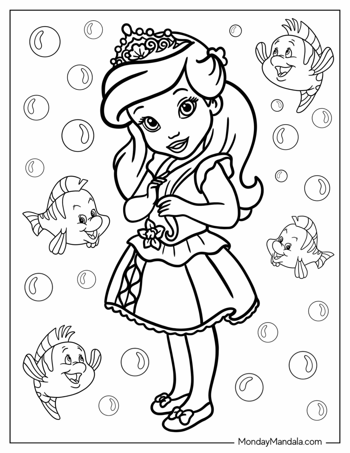 Disney princess coloring pages free pdf printables