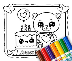 Coloring pages â draw so cute