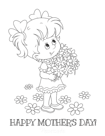 Free printable mothers day coloring pages for kids