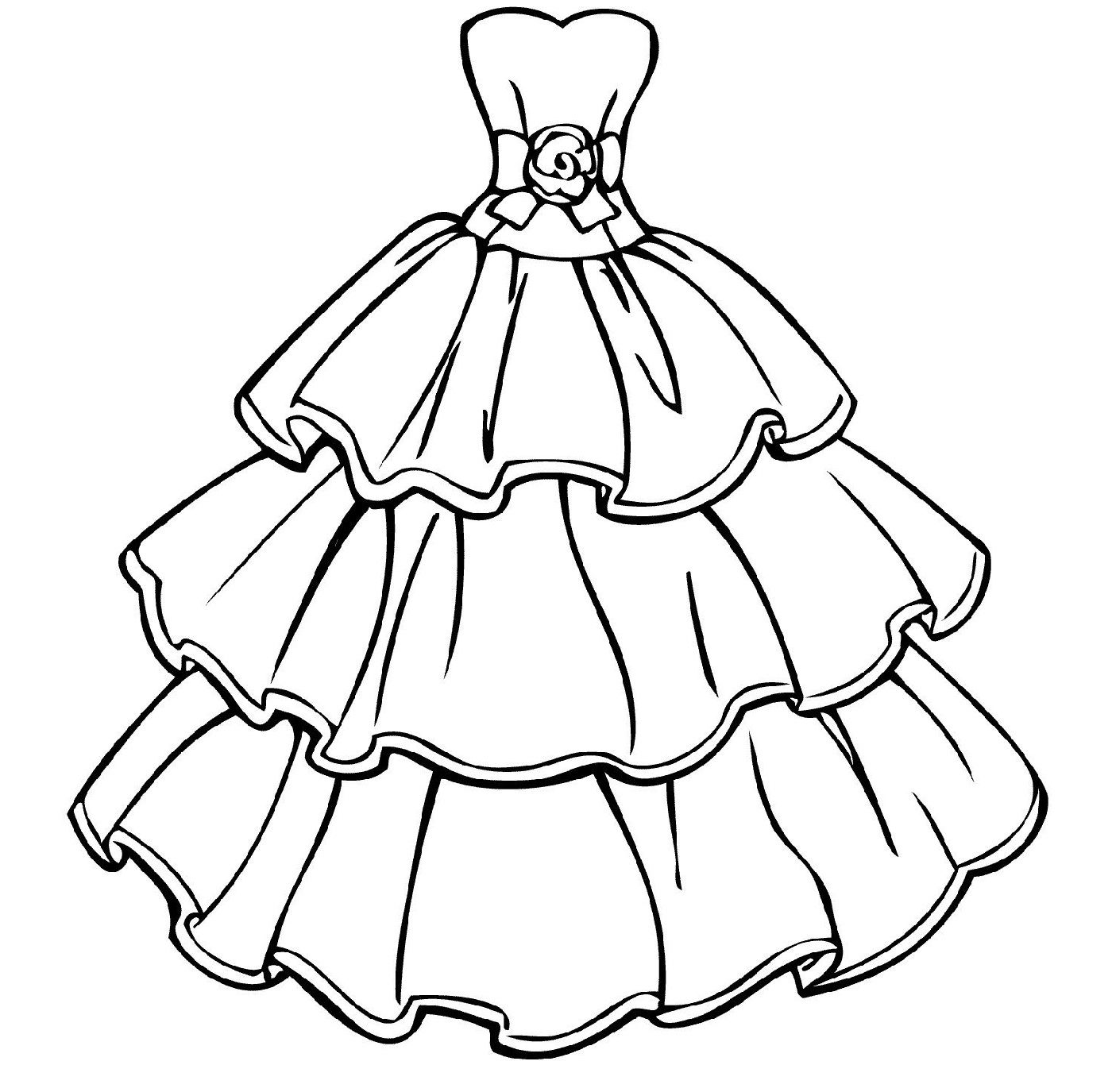 Cute wedding dress coloring pages educative printable coloriage ã imprimer gratuit coloriage mariage coloration barbie