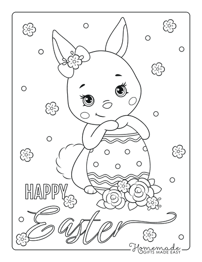 Free easter coloring pages for kids adults