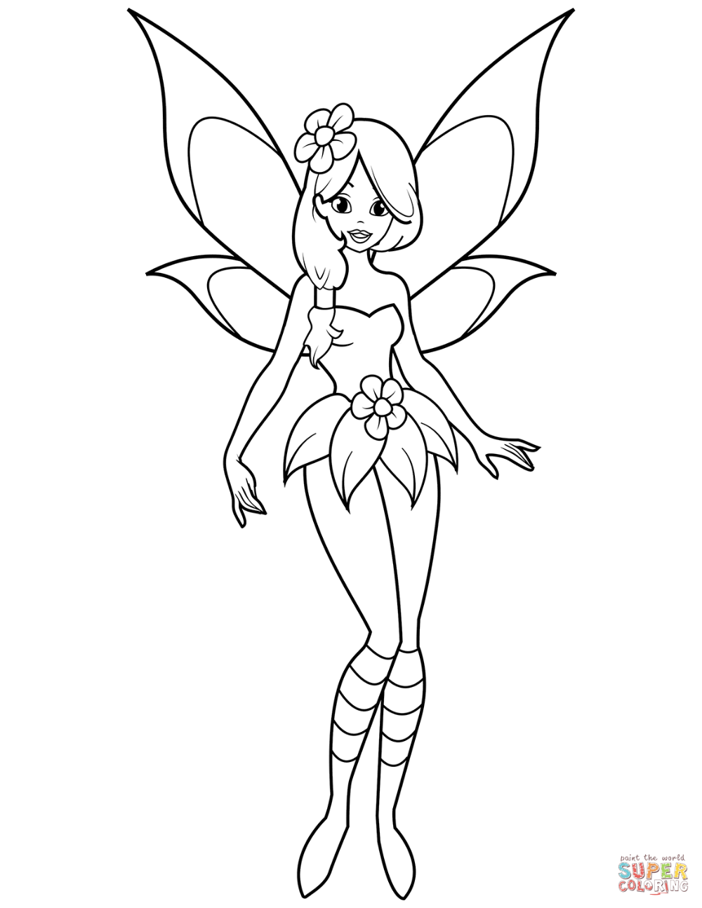 Fairy coloring page free printable coloring pages fairy coloring fairy coloring book fairy coloring pages