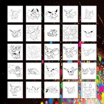 Explore the ultimate printable eevee evolutions coloring pages collection