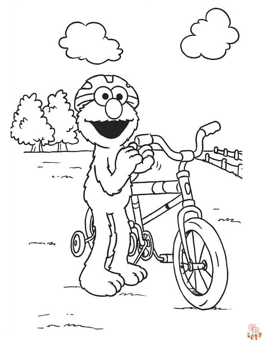 Elmo coloring pages free printable pages for kids