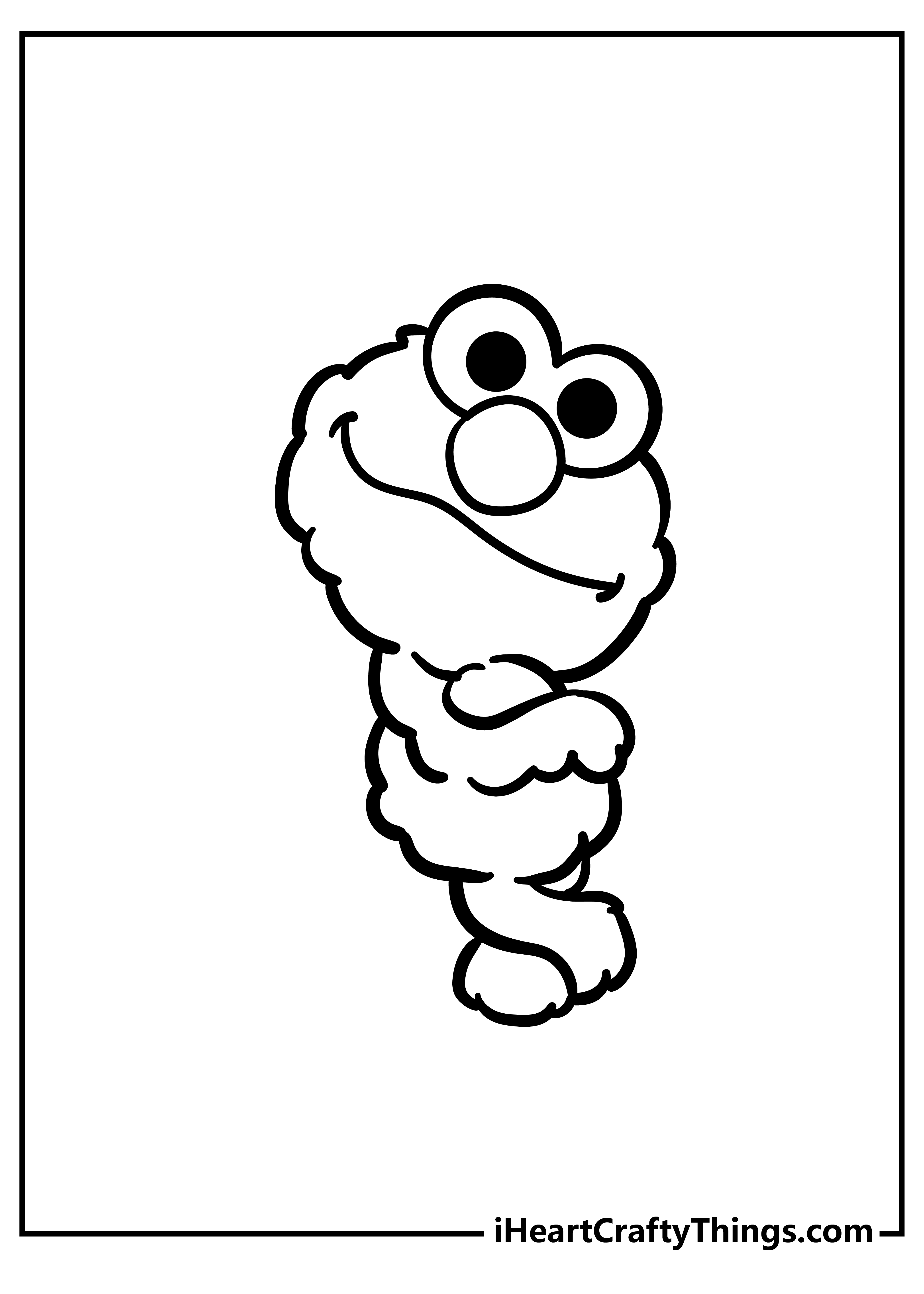 Elmo coloring pages free printables