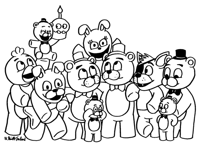 Five nights at freddys fnaf coloring page fnaf coloring pages coloring pages coloring pages for kids