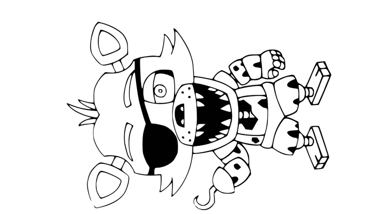 Fnaf coloring page by angeladesalvatore on