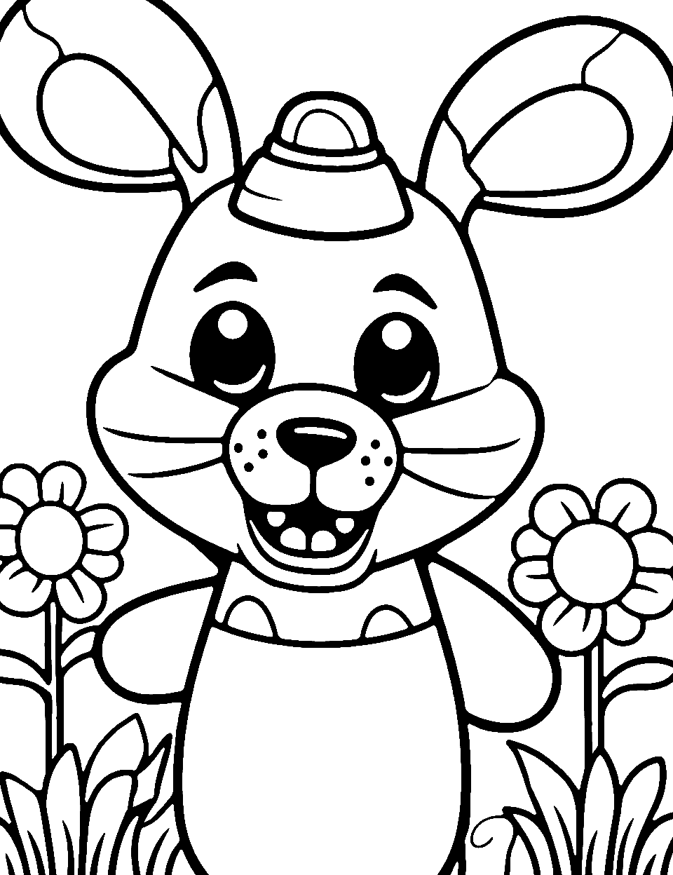 Five nights at freddys coloring pages free printable sheets