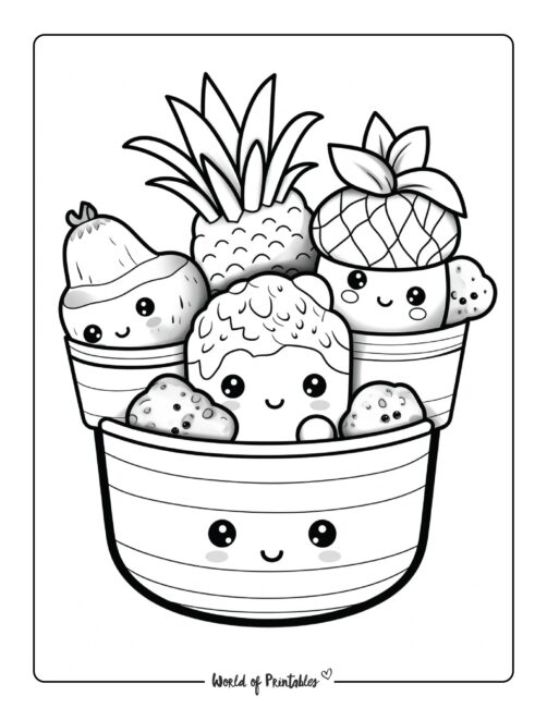 Food coloring pages