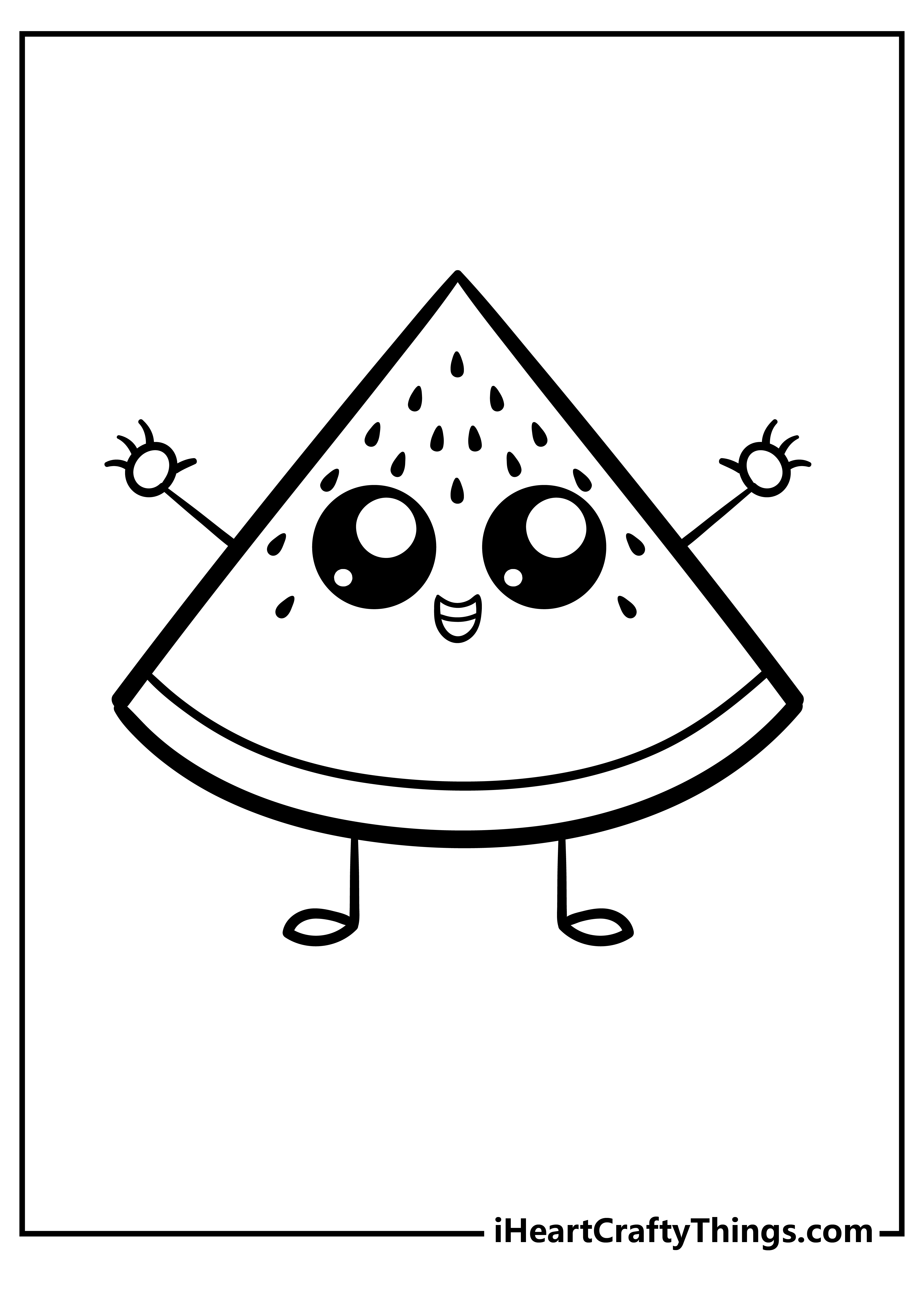 Cute food coloring pages free printables