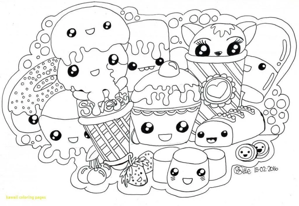 Discover the adorable world free printable kawaii coloring pages for endless fun