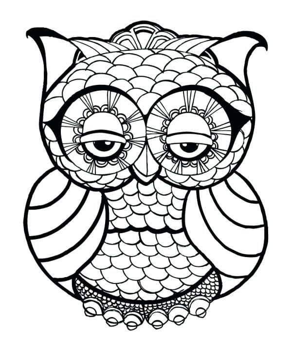 Easy coloring pages for adults