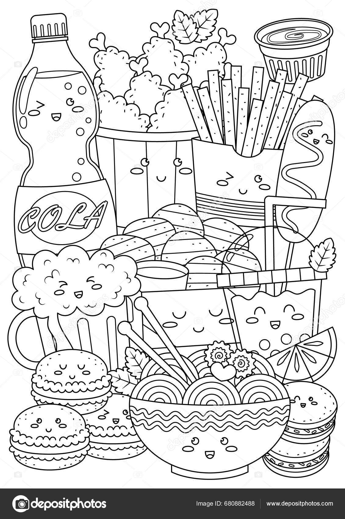 Coloring page adults teenagers coloring therapy meditation relaxation mindful stress stock vector by nutkinsj