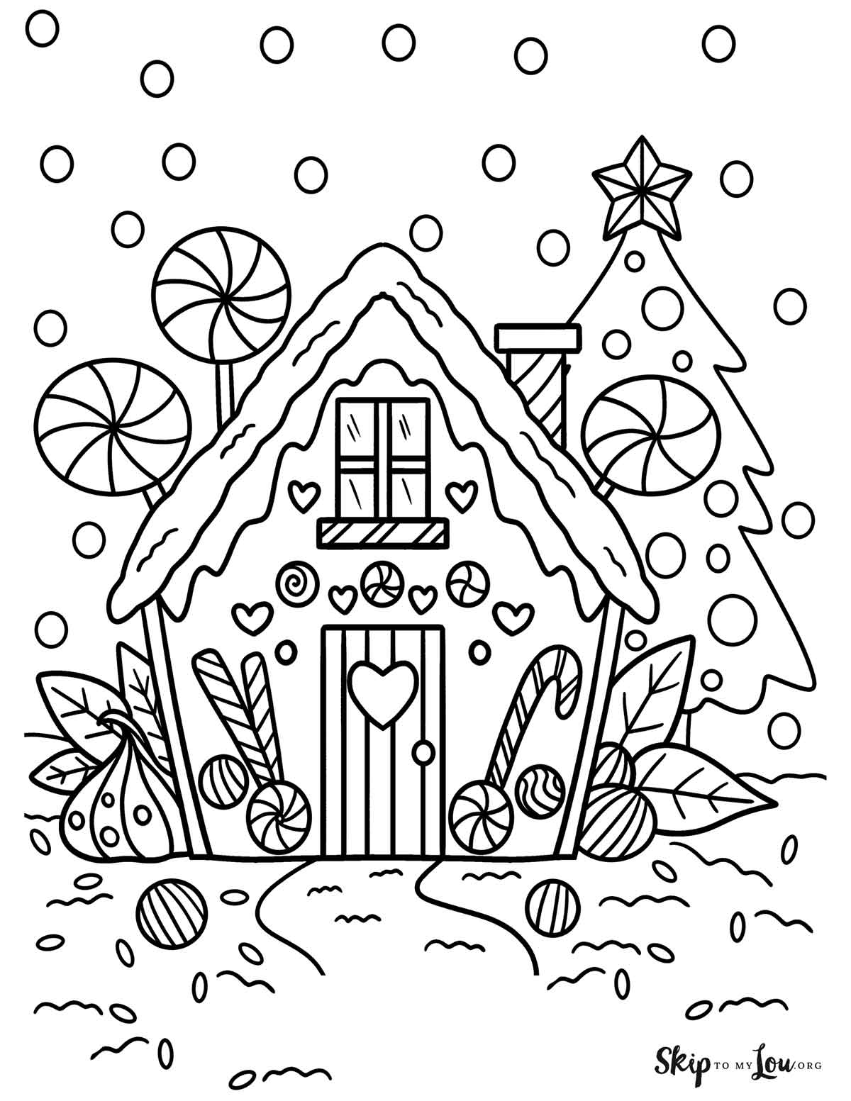 Gingerbread house coloring pages skip to my lou