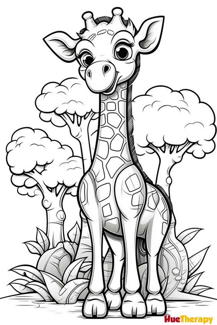 Free printable giraffe coloring pages for kids giraffe coloring pages coloring book art cute coloring pages