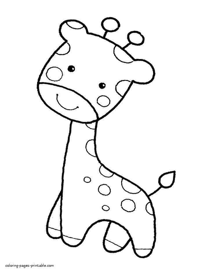 Preschool printable coloring pages giraffe giraffe coloring pages fox coloring page animal coloring pages