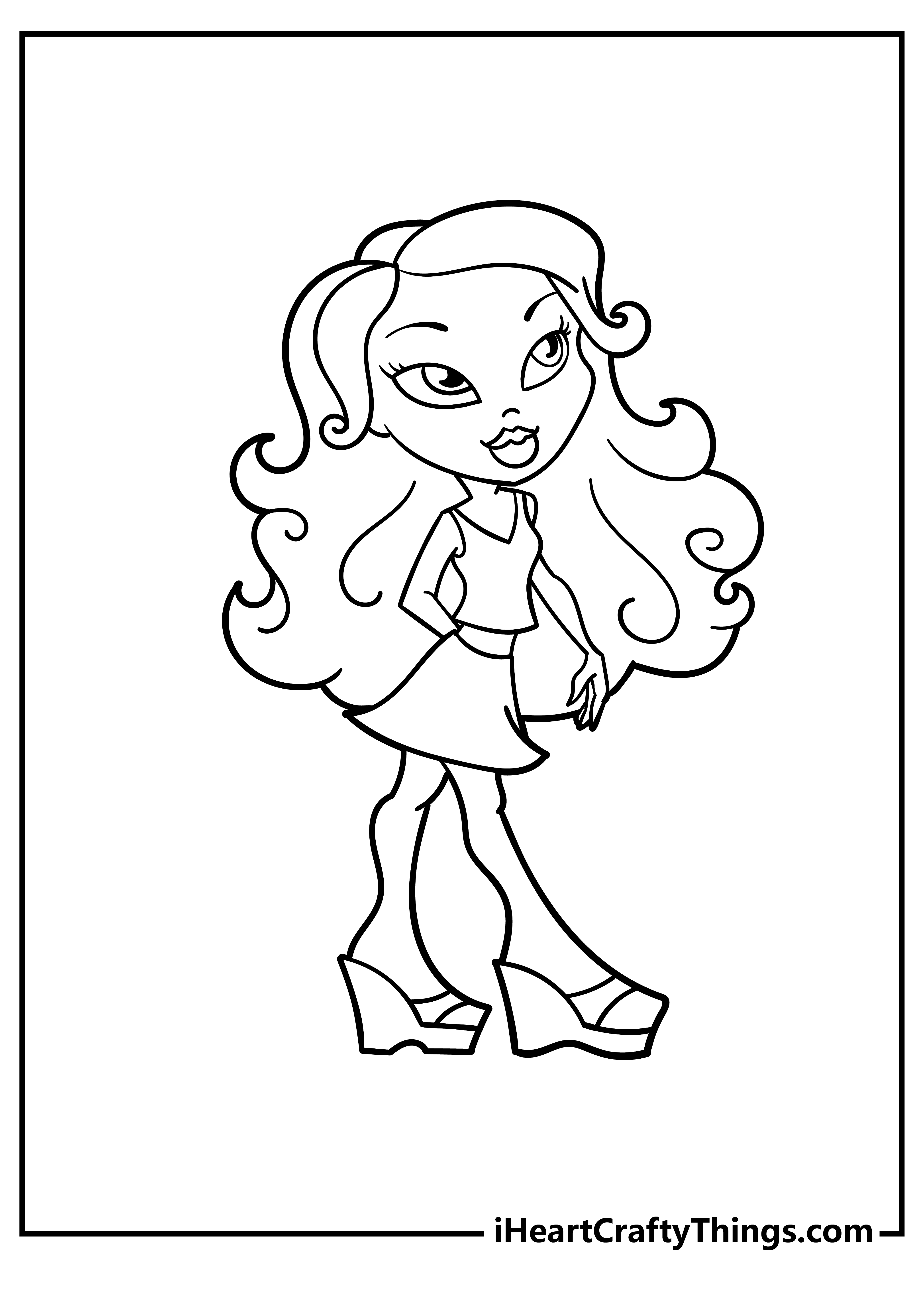 Cute coloring pages for girls free printables